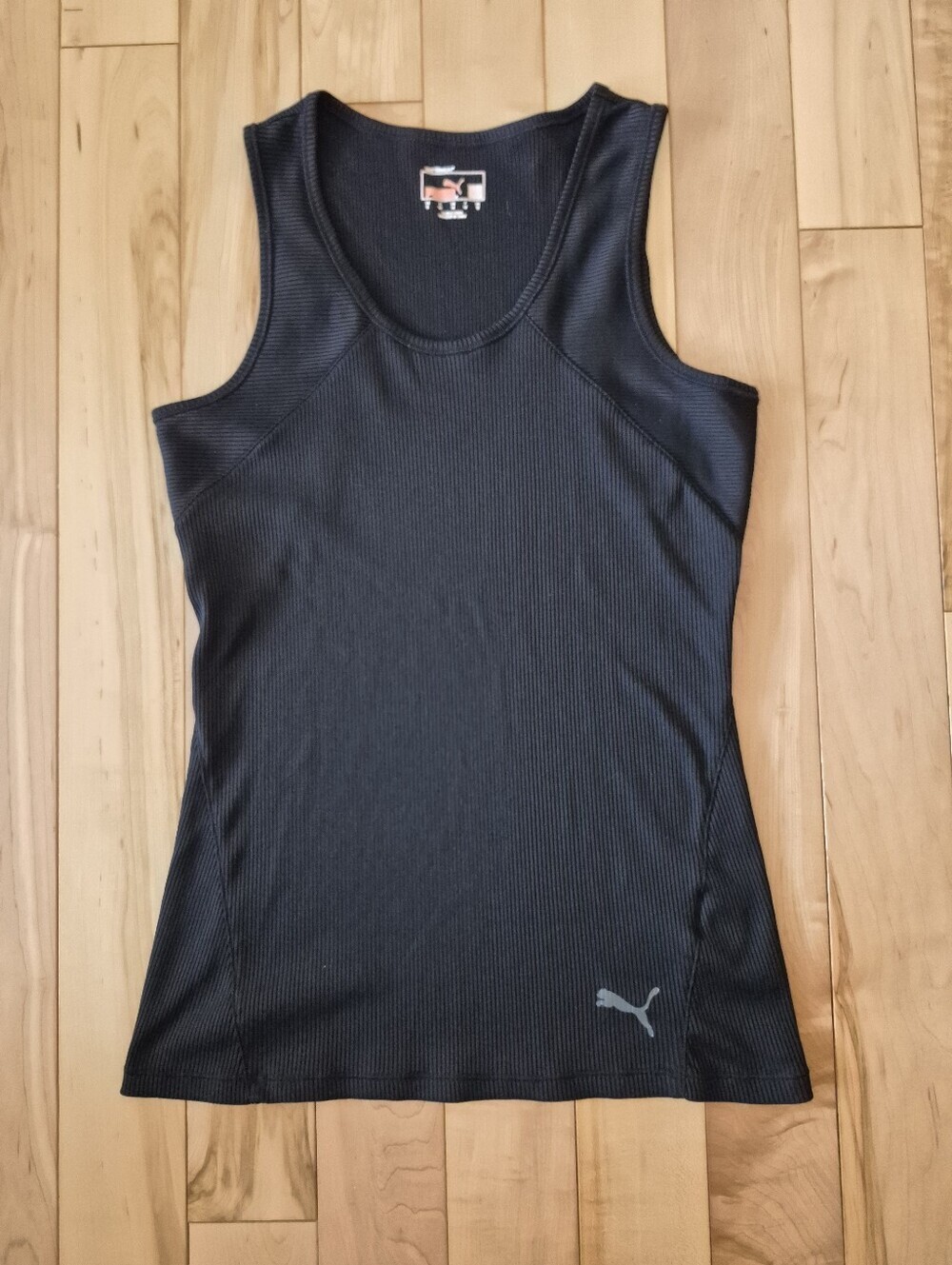 Puma women's size medium black ribbed tank top